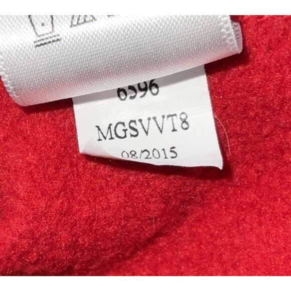 Aeropostale Hoodie Sweatshirt Men's Size L Red Graphic Logo - Picture 8 of 12